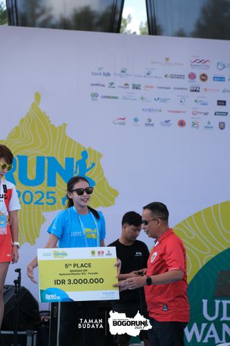 Race photo from Taman Budaya x BOGORUN 2025