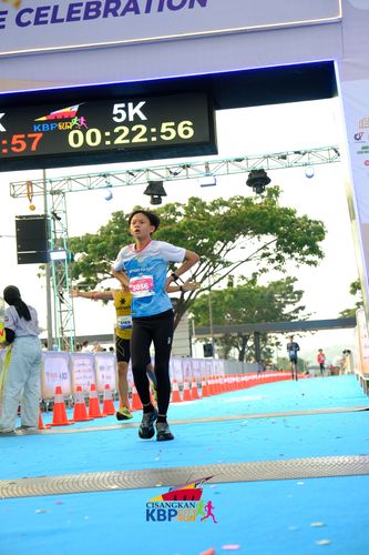 Race photo from CISANGKAN KBP CITY RUN 2025