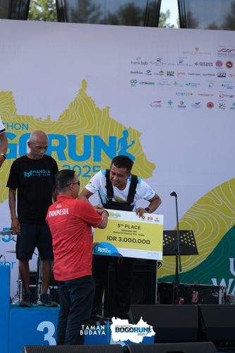 Race photo from Taman Budaya x BOGORUN 2025