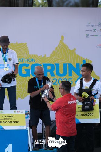 Race photo from Taman Budaya x BOGORUN 2025