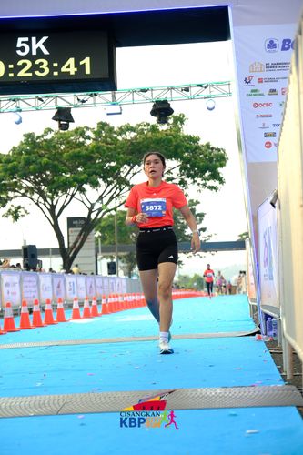 Race photo from CISANGKAN KBP CITY RUN 2025