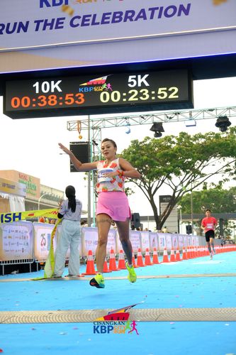 Race photo from CISANGKAN KBP CITY RUN 2025