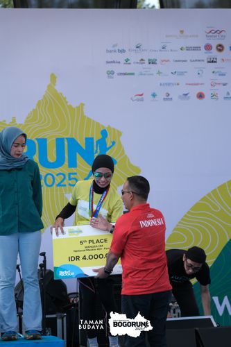 Race photo from Taman Budaya x BOGORUN 2025