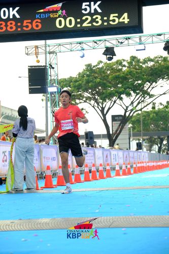 Race photo from CISANGKAN KBP CITY RUN 2025