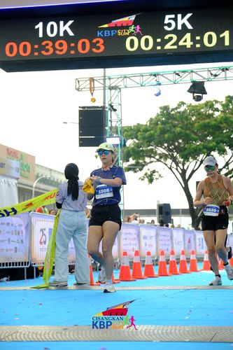 Race photo from CISANGKAN KBP CITY RUN 2025