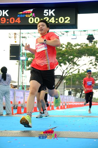 Race photo from CISANGKAN KBP CITY RUN 2025