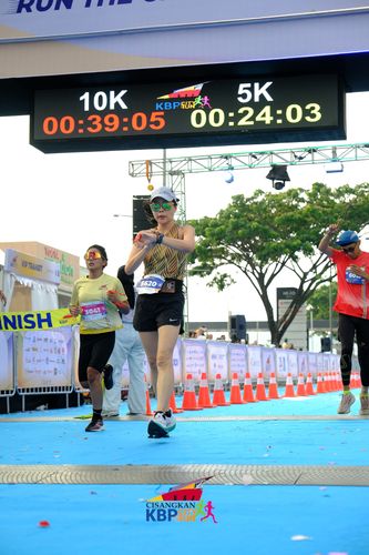Race photo from CISANGKAN KBP CITY RUN 2025