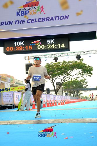 Race photo from CISANGKAN KBP CITY RUN 2025