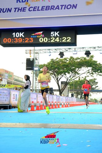 Race photo from CISANGKAN KBP CITY RUN 2025