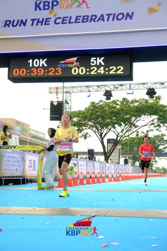 Race photo from CISANGKAN KBP CITY RUN 2025