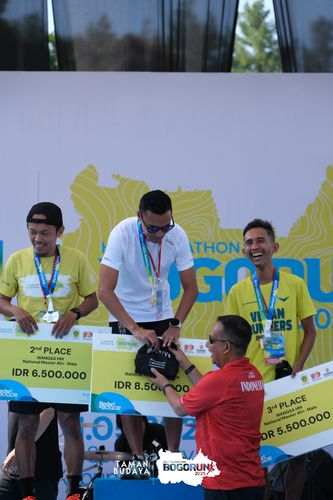 Race photo from Taman Budaya x BOGORUN 2025