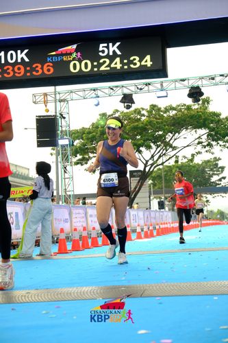 Race photo from CISANGKAN KBP CITY RUN 2025
