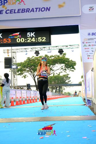 Race photo from CISANGKAN KBP CITY RUN 2025