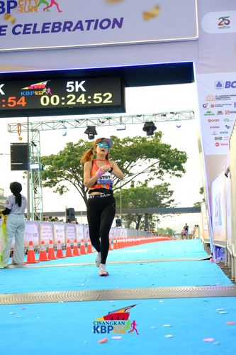 Race photo from CISANGKAN KBP CITY RUN 2025