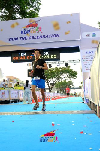 Race photo from CISANGKAN KBP CITY RUN 2025