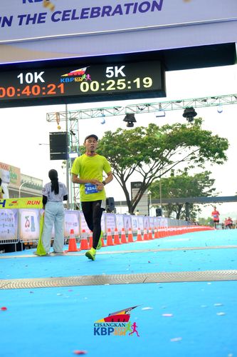 Race photo from CISANGKAN KBP CITY RUN 2025