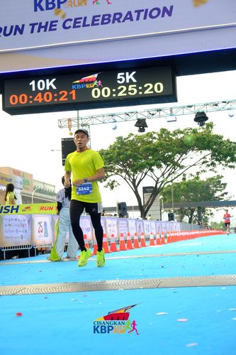 Race photo from CISANGKAN KBP CITY RUN 2025
