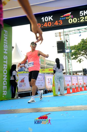 Race photo from CISANGKAN KBP CITY RUN 2025