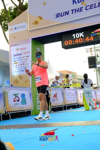 Race photo from CISANGKAN KBP CITY RUN 2025