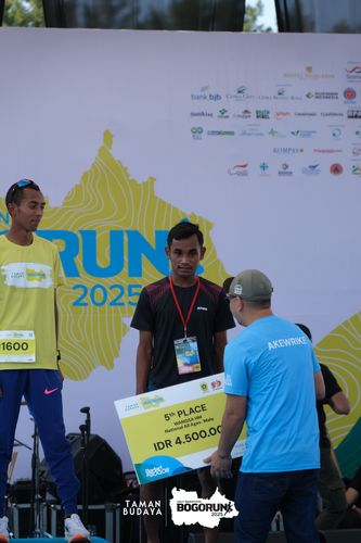 Race photo from Taman Budaya x BOGORUN 2025