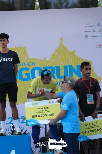 Race photo from Taman Budaya x BOGORUN 2025