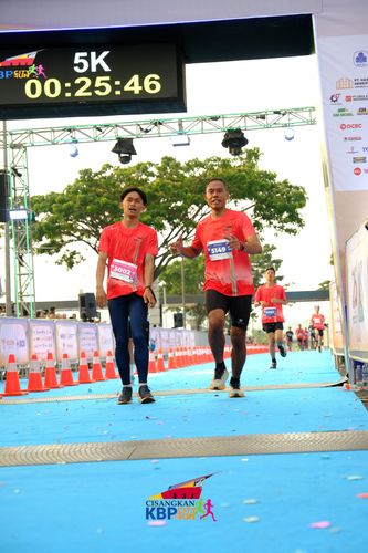 Race photo from CISANGKAN KBP CITY RUN 2025
