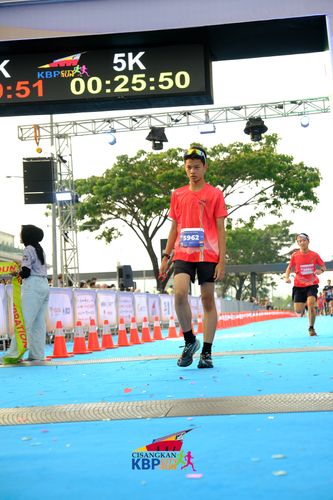 Race photo from CISANGKAN KBP CITY RUN 2025