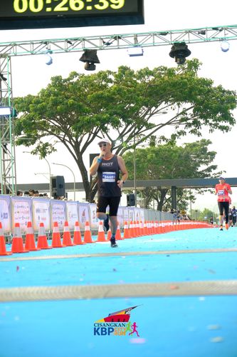 Race photo from CISANGKAN KBP CITY RUN 2025