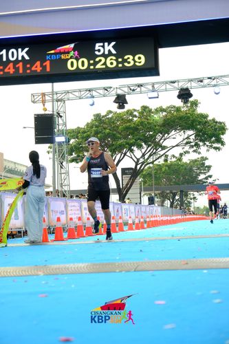 Race photo from CISANGKAN KBP CITY RUN 2025