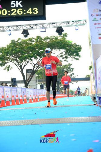 Race photo from CISANGKAN KBP CITY RUN 2025