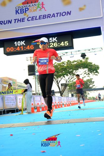 Race photo from CISANGKAN KBP CITY RUN 2025