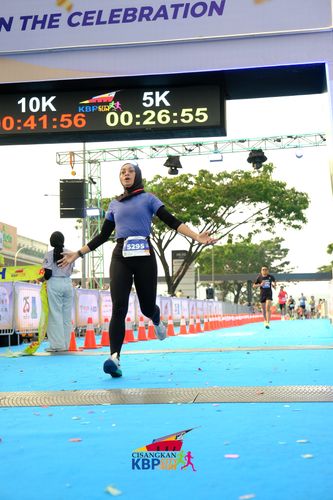 Race photo from CISANGKAN KBP CITY RUN 2025