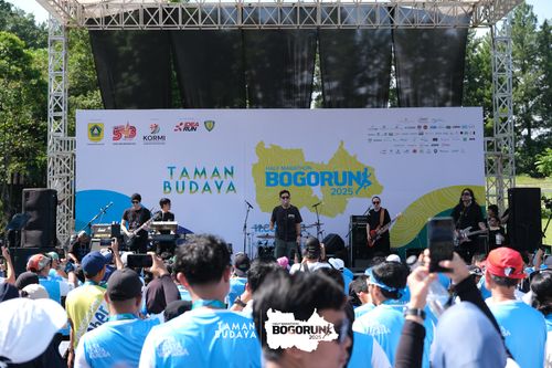 Race photo from Taman Budaya x BOGORUN 2025