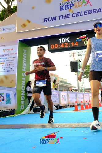 Race photo from CISANGKAN KBP CITY RUN 2025