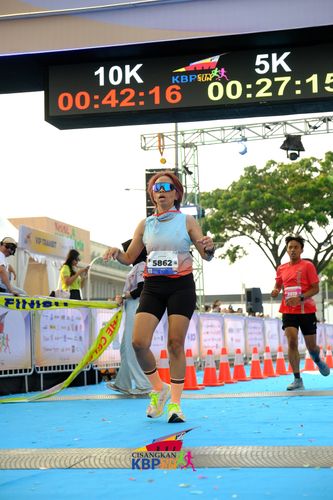 Race photo from CISANGKAN KBP CITY RUN 2025