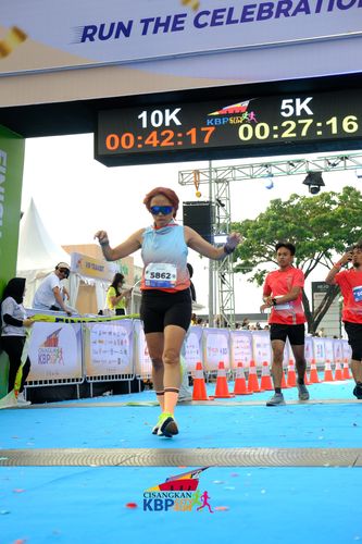Race photo from CISANGKAN KBP CITY RUN 2025