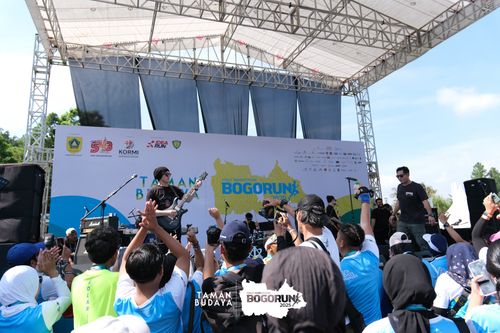 Race photo from Taman Budaya x BOGORUN 2025