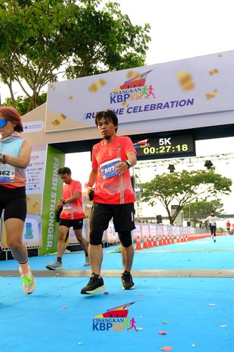 Race photo from CISANGKAN KBP CITY RUN 2025