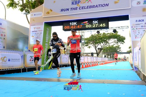 Race photo from CISANGKAN KBP CITY RUN 2025