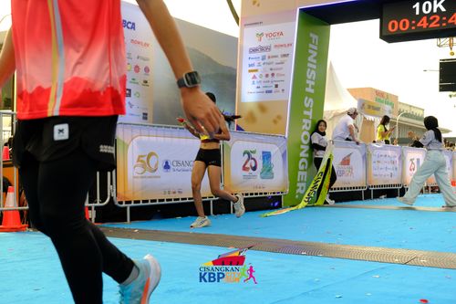 Race photo from CISANGKAN KBP CITY RUN 2025