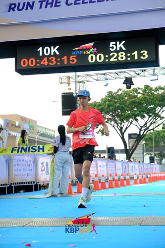 Race photo from CISANGKAN KBP CITY RUN 2025
