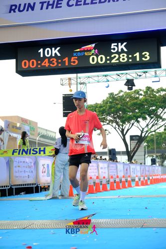 Race photo from CISANGKAN KBP CITY RUN 2025