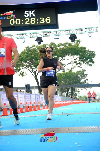 Race photo from CISANGKAN KBP CITY RUN 2025