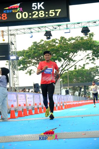 Race photo from CISANGKAN KBP CITY RUN 2025