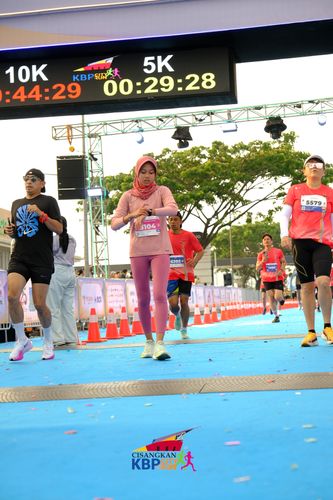 Race photo from CISANGKAN KBP CITY RUN 2025