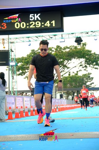 Race photo from CISANGKAN KBP CITY RUN 2025