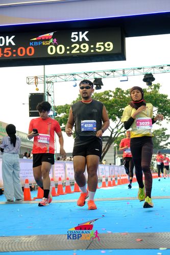 Race photo from CISANGKAN KBP CITY RUN 2025