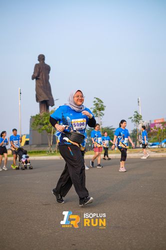 Race photo from ISOPlus Run 2024 Jakarta
