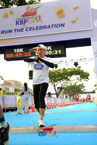 Race photo from CISANGKAN KBP CITY RUN 2025