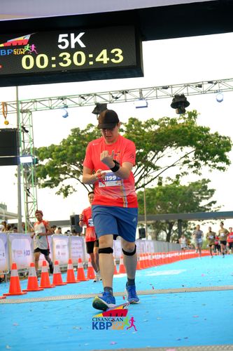 Race photo from CISANGKAN KBP CITY RUN 2025